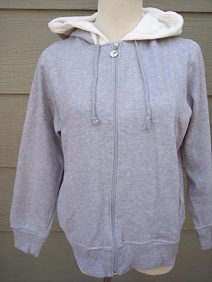 IActive Sudadera con Capucha Talla S Mujer Gris Cremallera Completa Sudadera Forrada Capucha Chaqueta Atlética Foto 1 de 4
