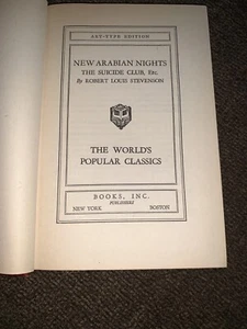 NEW ARABIAN NIGHTS ROBERT LOUIS STEVENSON Art Type Edition Books, Inc. Vintage - Imagen 1 de 6