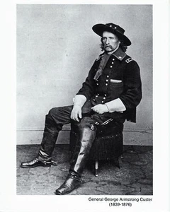 GENERAL GEORGE ARMSTRONG CUSTER REPRINT 8"x10" - Picture 1 of 1