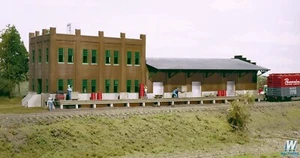 WALTHERS Cornerstone 933-3201 1/160 N Scale WATER STREET FREIGHT TERMINAL Kit - Picture 1 of 4