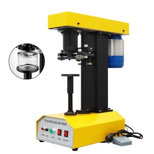 110V Electric Can Sealer Semi-Automatic Can Sealing Machine 85mm Dia Can Sealer - Picture 1 of 20