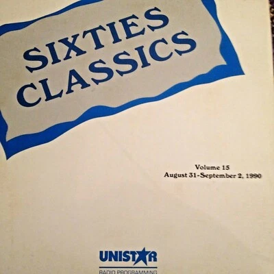 8/31/90 DAVE CHARITY HOSTS 15 VOLUME LIMITED SUMMER SERIES 60s CLASSICS VOL 15 - Image 1 of 4