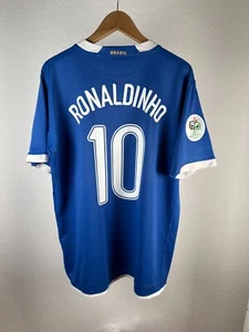 Ronaldinho #10 Brasilien Auswärts Trikot 2006 L - Bild 1 von 9