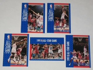 1991 Fleer ALL-Star Basketball Game Lot #234 #235 #236 #237 #238 Jordan - Picture 1 of 12