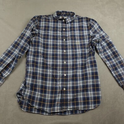 Camisa Denim Supply Ralph Lauren Para Hombre L Azul Amarillo Abotonada Manga Larga Foto 1 de 4