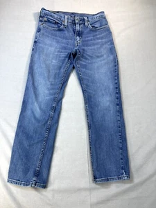 Levi's 559 Jeans Straight Leg 30x28 Measured Blue Men's Jeans - Picture 1 of 20