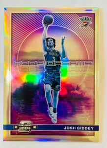 Josh Giddey 2021-22 Panini Contenders Optic Hoop Dreams Rookie Silver Prizm