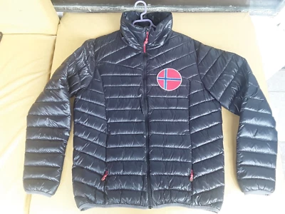 (No. 1214 ) NEO MON DO norway brand flag team DOWN 90/10 men M L  jacket 1 - Image 1 of 4