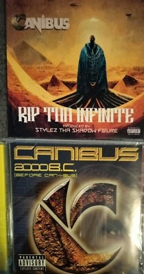 Canibus 2 New Cd Lot 2000 B.C. Before Canibus & RIP The Infinite  Eminem Rakin  - Bild 1 von 4