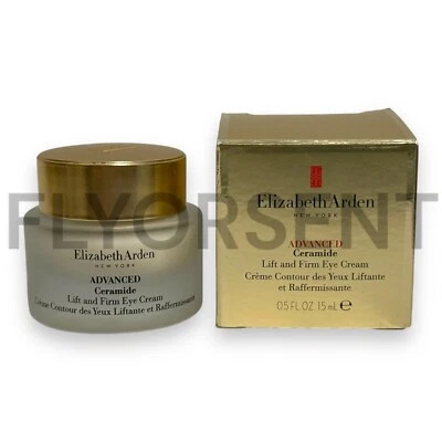 Crema de ojos Ceramide de Elizabeth Arden, elevación avanzada y firme de 0,5 oz Foto 1 de 2