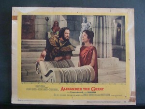 ALEXANDER THE GREAT Lobby card lot of 3 RICHARD BURTON 1956