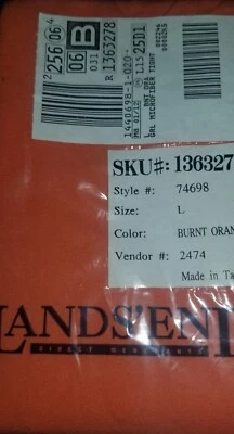 Nuevas MALLAS NARANJAS Land End 12/14 Microfibra Niña Otoño 95% Nylon Grandes Foto 1 de 4