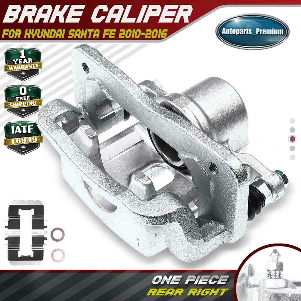 Pinza de freno trasera derecha con soporte para Kia Sorento 2011-2020 Hyundai Santa Fe Foto 1 de 4