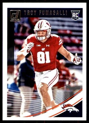Troy Fumagalli 2018 Donruss #379 Broncos NFL READ FREE SHIPPING AutographDen - Image 1 of 2