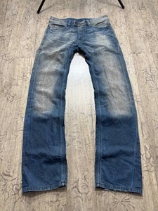 Jeans de mezclilla desgastados lavados rectos Diesel Viker-R-Box - Imagen 1 de 21
