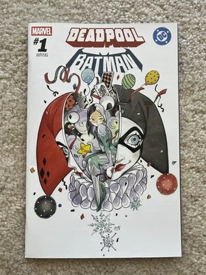 Deadpool Batman #1 Peach Momoko Trade Variant NYCC 2025 Trinity Comics - Image 1 of 4