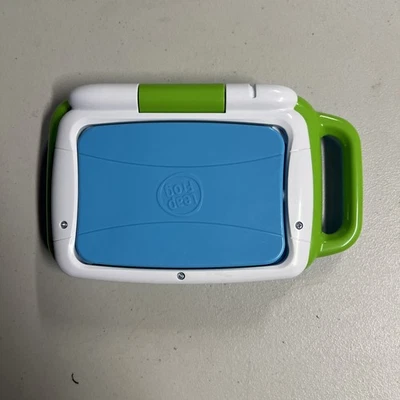 LeapFrog 2 in 1 LeapTop Touch Screen Green Laptop Abc's 123's - Image 1 of 4