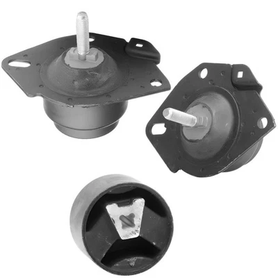 Soportes de motor y montaje de transmisión 3 piezas para Saab 9000 89-86 L4-2,0 L, AT Foto 1 de 4