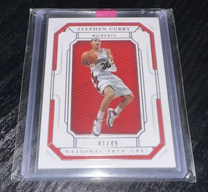 2019 Panini National Treasures Collegiate - Stephen Curry #19 /49 - Picture 1 of 2