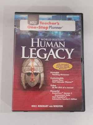 Holt World History: Human Legacy PC CD-ROM Teacher's One-stop Planner 5 Discs - Image 1 of 4