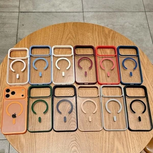 Lightweight Slim Long-Lasting Reliable Acrylic Magnetic Phone Case for iPhone 17 - Picture 1 of 19