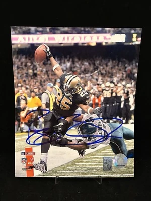 РЕГГИ БУШ подпись 8 x 10 фото-USC-новый Орлеан SAINTS-БУШ голограмма Heisman - Изображение 1 из 4