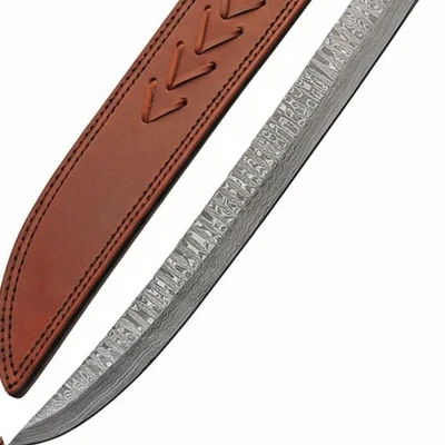 Sable Ural de 22 pulgadas con mango de madera hoja de acero inoxidable y protector de latón Foto 1 de 4