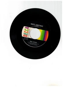 Bing Crosby CHRISTMAS 45 (DECCA 23778 ) White Christmas/God Rest Ye Merry VG+ - Imagen 1 de 2