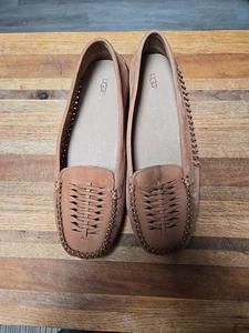 UGG Clary Damen-Mokassin Doppelsohle Schuhe 1007103 Kastanie Größe 11 - Bild 1 von 16