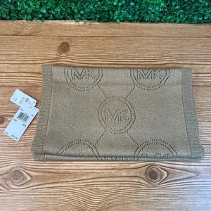 Nwt Michael Kors Gold Infinity Scarf Msrp $75 - Picture 1 of 9
