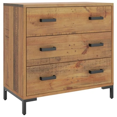 Chest of Drawers Solid Wood Drawer Dresser for Bedroom Solid Wood Pine vidaXL - Image 1 of 2