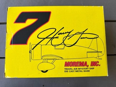 Harry Gant #7 Mac Tools Travel Air Mystery Ship Diecast Bank 1993 NEW NIB - Image 1 of 4