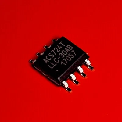 [1x] ACS724 Allegro Galvanically Isolated Current Sensor 30A IC SMD SOIC-8 - Bild 1 von 4