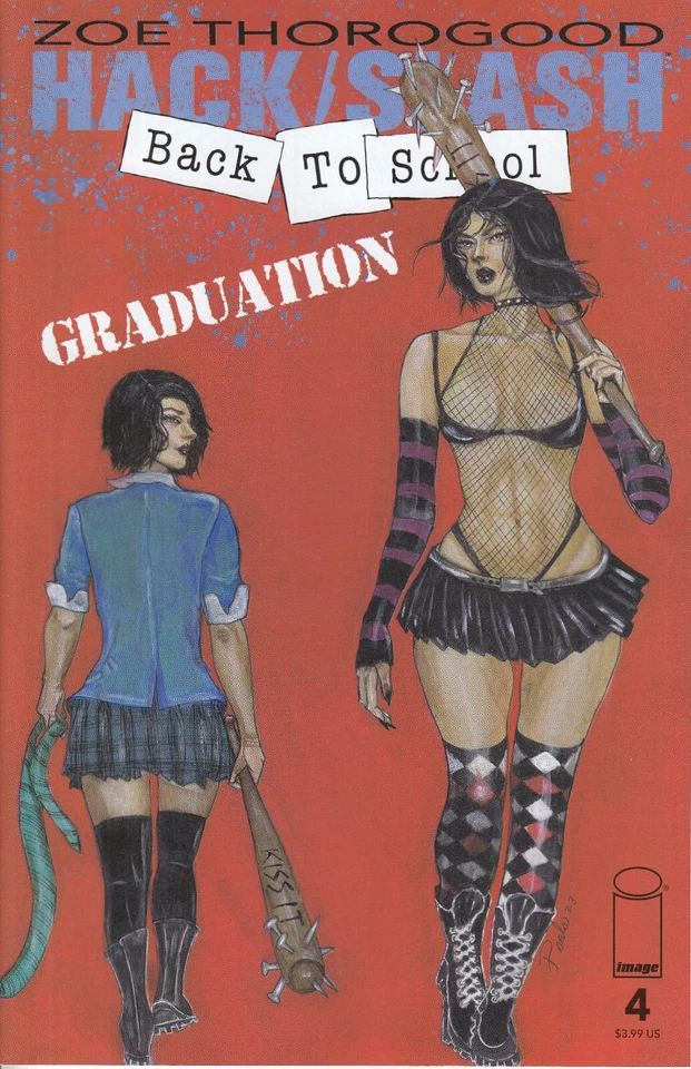 Hack Slash Back to School Nr 4 Neuware 2024 new 1:10 Variant Cover C - Bild 1 von 1