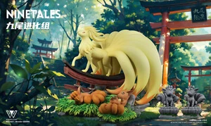 Estatua de resina Wonder Studio Ninetales pedido anticipado escala 1/20 pintada Vulpix - Imagen 1 de 1
