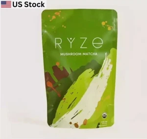 Organic Ryze Mushroom Matcha Coffee 180g - 30 Servings for Energy Boost - Picture 1 of 6