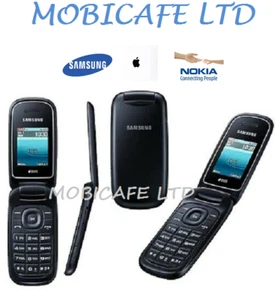 Samsung GT-E1272 2G GSM 900 1800 Dual SIM Cheap Basic Simple phone - Black - Afbeelding 1 van 1