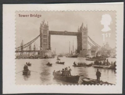 GB QEII 2002 Tower Bridge 1st Class Self-adhesive SG 2314 (ex-PM7) Cat £6 M/N/H - Image 1 of 2