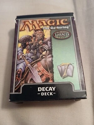 Magic the Gathering Decay preconstructed deck Box No Mtg 7th Edition Cards  - Image 1 of 4