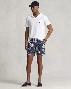 Polo by Ralph Lauren Men's Palm Island Swim Trunks, Blue 42 - Picture 1 of 4