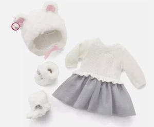 Acogedor traje de cachorro American Girl Bitty Baby para muñecas de 15 pulgadas NUEVO - Imagen 1 de 3