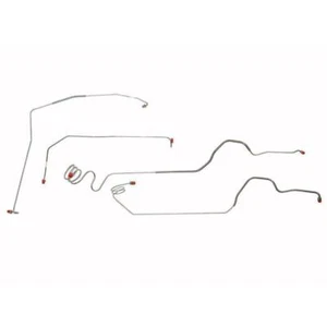 Front Brake Line Kit Fits Chevrolet K10 1975-1980 4 Piece Power Brakes-TKT7301SS - Bild 1 von 1