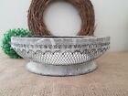 French Provincial Country Shabby Rustic Metal Wire Fruit Bowl