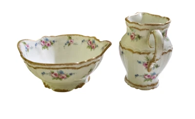 Crema y azucarero CH Field Haviland GDA France Limoges Foto 1 de 4