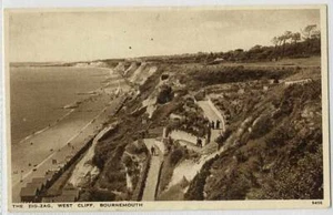 (ac85-100) Zig Zag, West Cliff, Bournemouth c1920 - Imagen 1 de 1