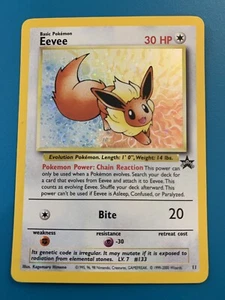 Eevee #11 Black Star Promo Holo Rare Vintage Pokemon Card - NM - Picture 1 of 2