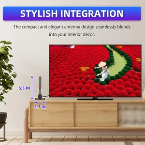 TV Antenna for Smart TV Indoor, 2025 HD Antennas with Strong Magnetic Base, 3... - Picture 1 of 12