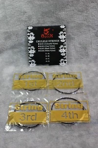 Spock Ukulele Strings Set Nylon Black Warm tone Nylon Strings Guitar NEW - Picture 1 of 5