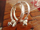 2x Best Charms Silver Plated Baby Kids Bangle Bells Bracelet Jewellery Gift A_hg