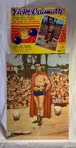 1954 RARE - VICTOR DELAMARRE - The King of Strength - 500 Pc PUZZLE - COMPLETE - Picture 1 of 7
